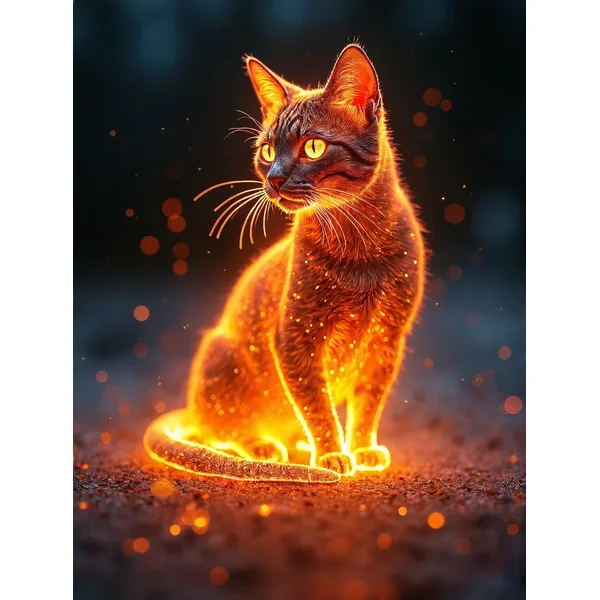 Neon Cat